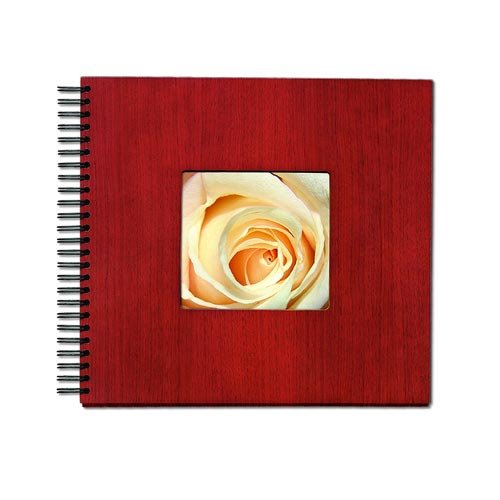 Album photo en bois couverture rigide et feuillets blancs SAFE