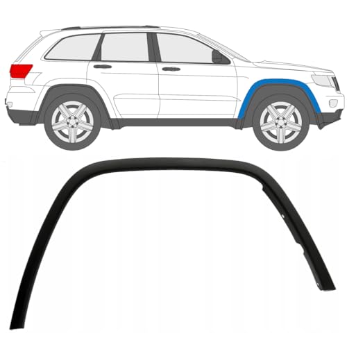 Moulure d’aile avant droite pour Jeep Grand Cherokee 2010-2021
