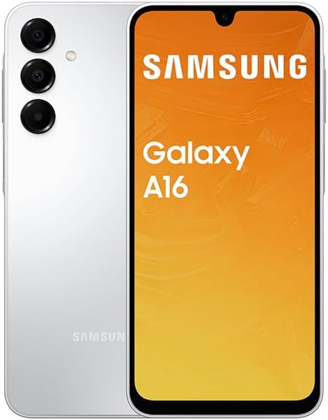 SAMSUNG Galaxy A16 4G LTE (128GB + 4GB) (for T-Mobile Mint Tello & Global) NFC SM-A165M/DSN Dual Sim Warranty Latin America 6.7″ 50MP Triple Camera (Grey)