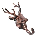 Crochets de placard - sa forme de tête de cerf en fait un ajout unique et accrocheur à votre décoration murale, crochet de décoration en forme d'animal