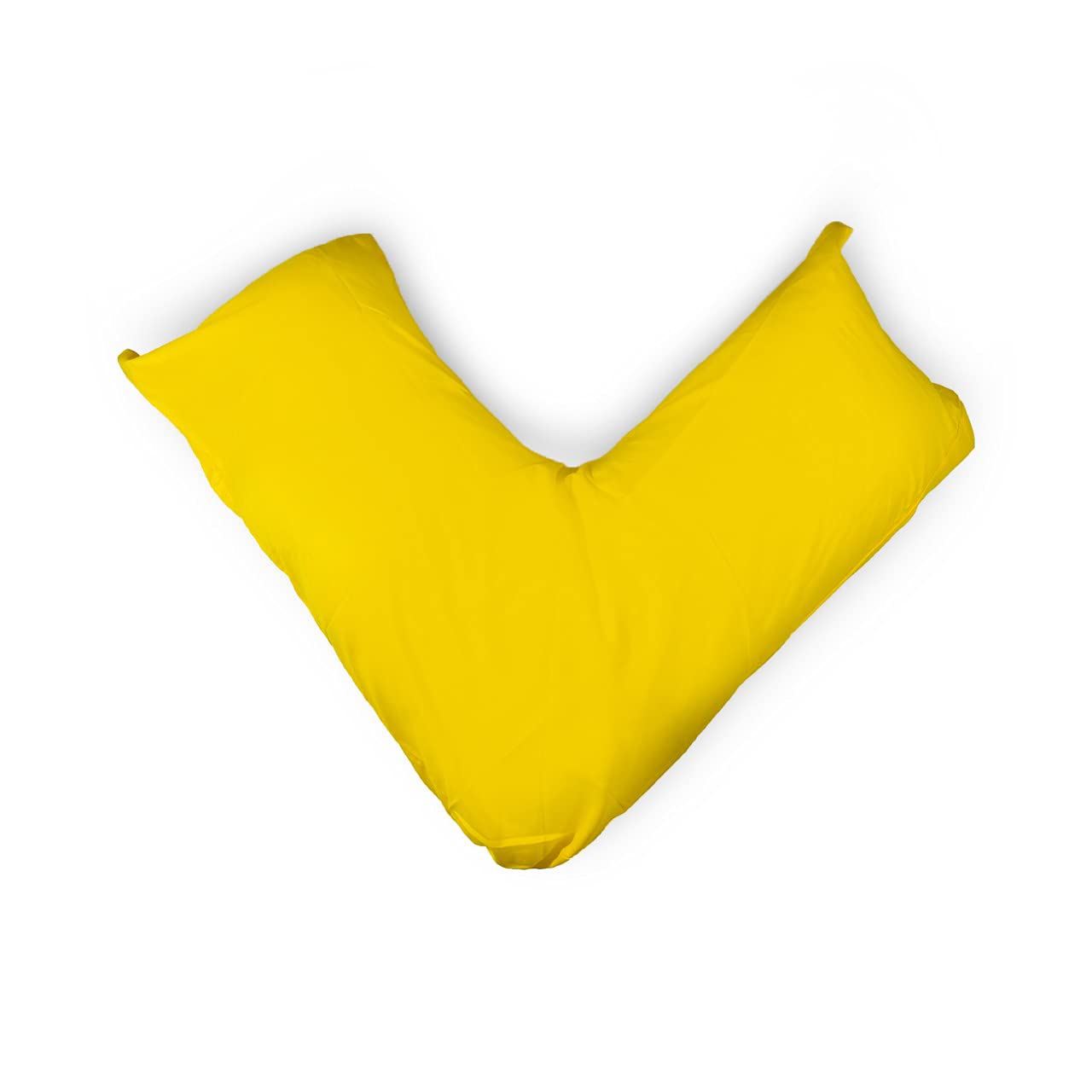 Luxury V-Shaped Pillowcase In 25 Colours (Banana)