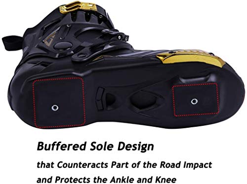 LIKU Black&Gold Unisex Fitness Inline Skates - Thumbnail 2