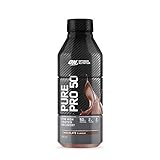 American Body Building Pure Pro 50, Post-Workout Recovery Protein Shake, Muscle Builder, HI-Protein, Low Fat, Low Sugar, Milk Chocolate Flavored, Ready to Drink 14.5 oz Bottles, 12 Count