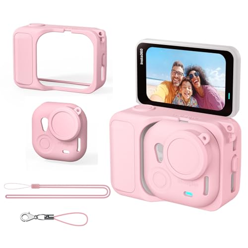 Taoricup Insta360 GO Ultra Ή یP[X VRP[X یJo[ Insta360 GO Ultra Ή ANZT[ ANVJ (Pink)