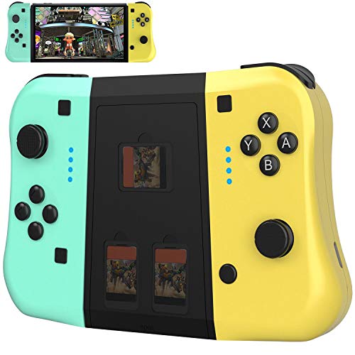 JAMSWALL Mando para Nintendo Switch, Bluetooth Wireless Controller Gamepad Joystick Controlador De Reemplazo Izquierdo Y Derecho para Nintendo Switch Joy con, Soporta Turbo/Vibración