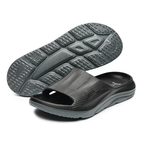 Image of YOHO Twin Sliders for Men | Comfortable, Waterproof, Lightweight & Anti Skid Slides for Everyday Use | Monsoon Footwear for Men, Boys & Gents