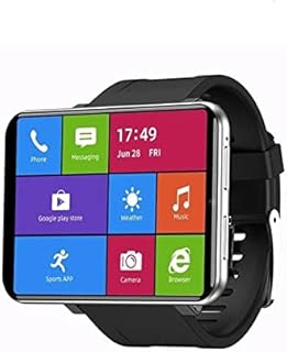 4G Smart Watch 2.86 Inch Screen Android 7.1 3GB+32GB 5MP Camera 2700mAh Battery Smartwatch for Men (Silver, 3GB+32GB)