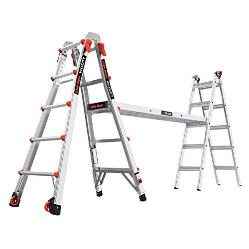 Little Giant Ladder Systems 15422-801 Velocity 22 Type IA w/Ratcheting Levelers