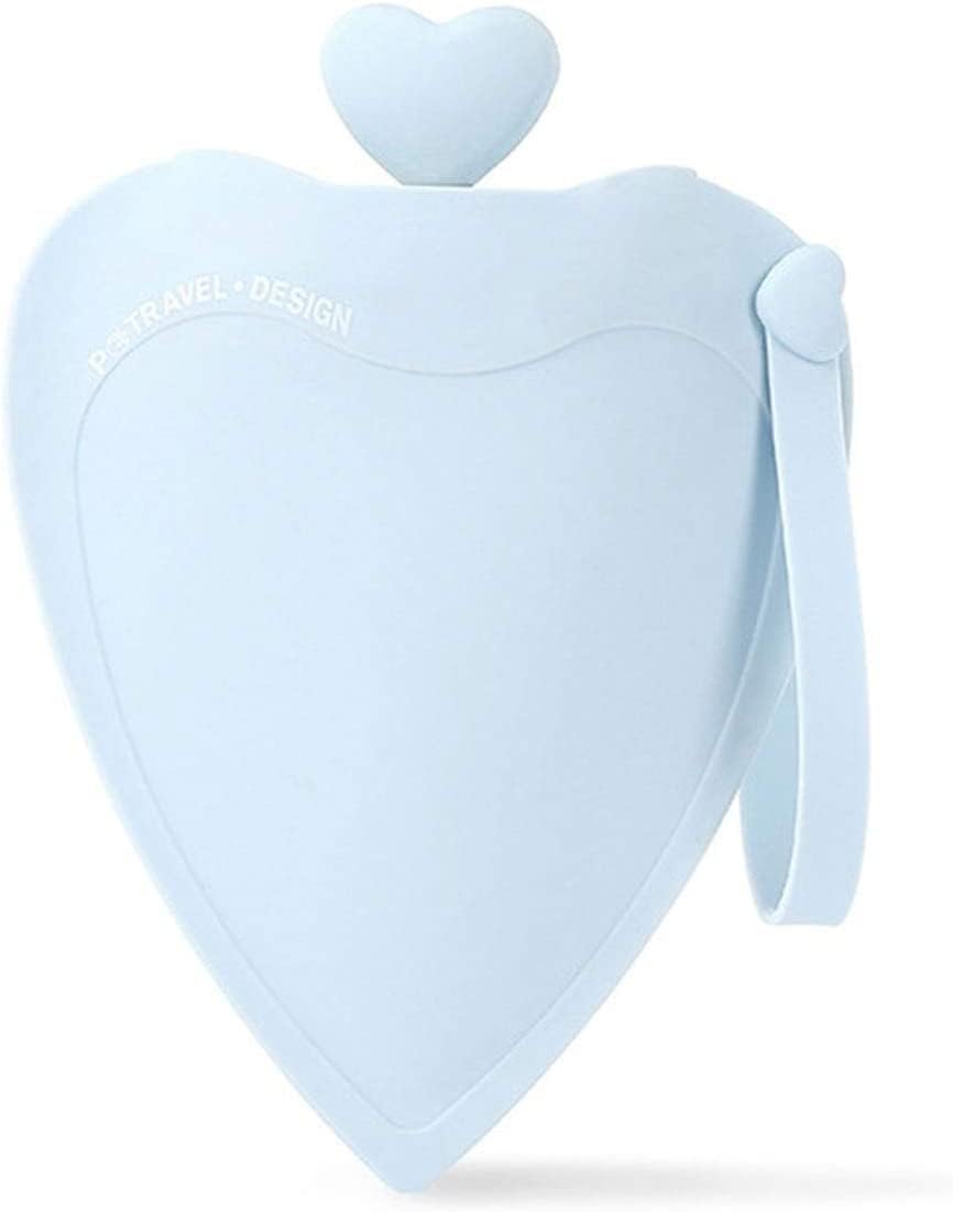 Household Hot Water Bottle Silicone Hot Water Bottle Rubber Warm Hand Bag Cute Girls Belly Feet Hand Warmer Portable Hot Water Bags Durable Hot Water Bag (Color : Blue)