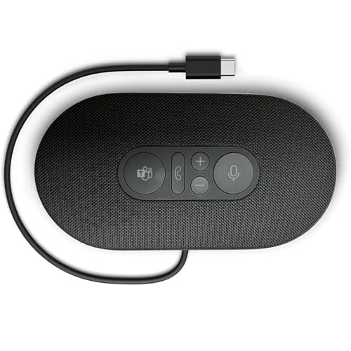 Modern USB-C Speaker for Microsoft Modern USB-C Speaker 8KZ-00001/ 8L2-00001/ 8L2-00002, MS Modern USB-C Speaker for Business Modern USB-C Speaker for Biz, 2- Way Compact Stereo Speaker(Black)