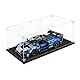 DOFOPO Acryl Vitrine für 1:14 Modellautos Staubdichte Sammlervitrine Acryl für Lego 42123 / 42154 / 10625 Selbstmontierbare Schaukasten Display Box (40 x 20 x 15 cm)