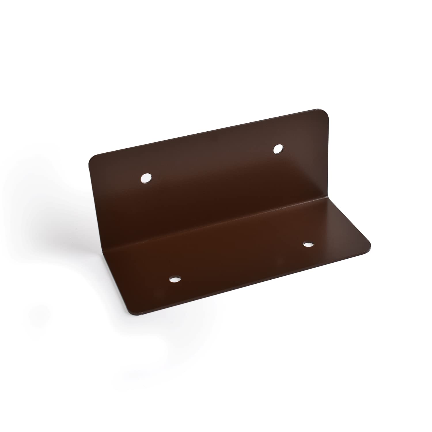 Indoor Outdoors Brown Heavy Duty Corner Bracket - External Decorative Railway Sleeper Timber Joint Bracket For Raised Beds, Pathway Or Driveway Edging, Planters