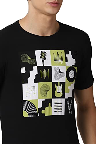 Image of Van Heusen Men's Cotton Slim Fit T-Shirt
