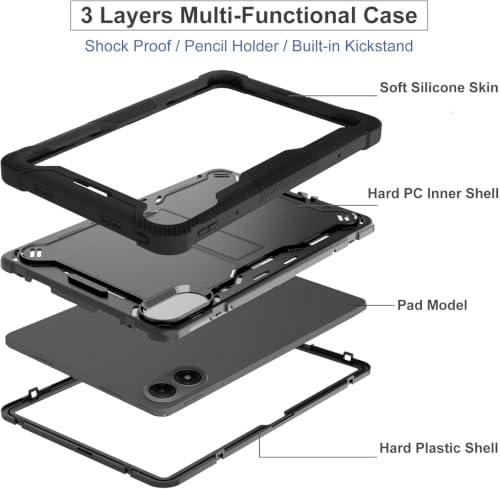 TGK Shockproof Case for Redmi Pad 2 Pro 12.1 inch Black - Image 5
