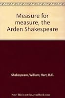 Measure for measure, the Arden Shakespeare B000X38JTI Book Cover