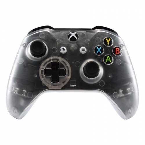 UN-MODDED Custom Controller compatible with Xbox One S/X Unique Design - Multiple Colors Available (Crystal Clear)