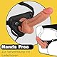 Silikon Dildo Sexspielzeug, Yivans 19 CM Realistischer Dildo mit Starkem Saugnapf & 3D Hoden & Echten Venen, Weich Silikon Analdildos Penis Nachbildung Sexspielzeug für Frauen Männer Paare Penis-Dildo