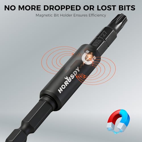 Image of 7-Piece High Torque Impact Socket Adapter & Magnetic Bit Holder Set, 1 /4 inch Hex Shank Drill Socket Adapter to 1 /2 inch 3 /8 inch 1 /4 inch Drive, Magnetic Bit Holder for Impact Driver & Drill, With Organizer Rack