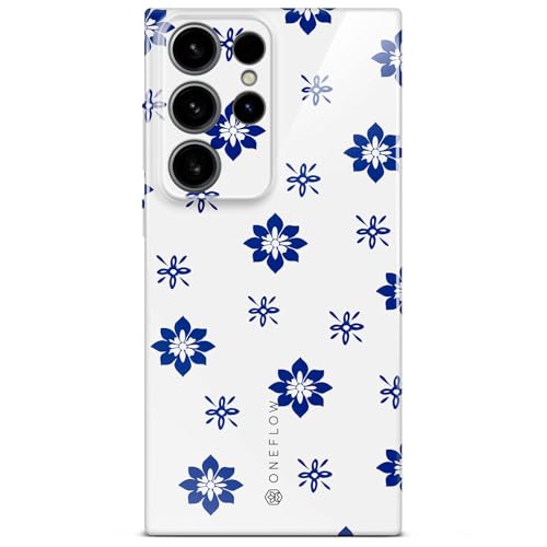 Protection caméra Samsung S24 Ultra : coque rigide au motif imprimé porcelaine