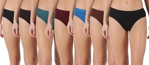 Image of Dollar Lehar Super Combed Cotton Women's Solid Hipster Panty - Actual Colour May Vary