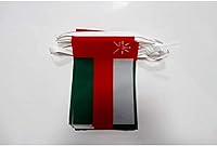 Vista 34 de Guatemala 19.7 ft BUNTING Flag 20 banderas 9'' x 6'' - Banderas de cuerda guatemalteca 5.9 x 8.3 in - AZ FLAG