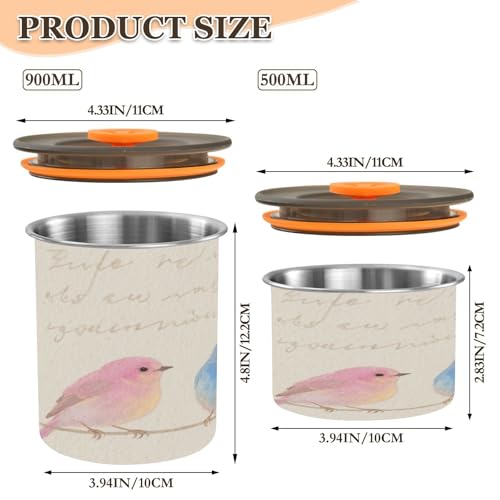 Recipiente de Acero Inoxidable para Café 900 ml miniatura 2