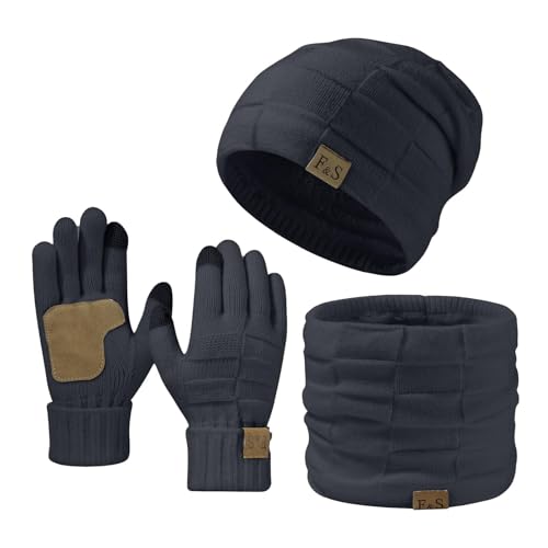 Ensemble bonnet homme hiver chaud pour vos sorties en plein air