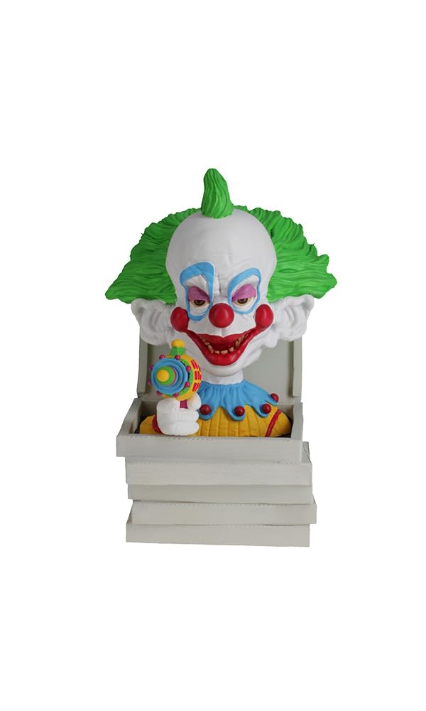 Royal Bobbles Killer Klowns from Outer Space – Shorty in Pizza Box – 5.4 Inches Tall – Collectible Bobblehead Statue