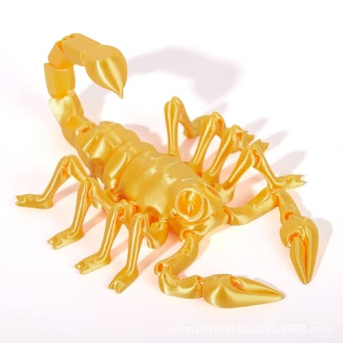 3D�v�����g �A�j�}�� 3D�v�����g �g�C �T�\�� ���� �X�g���X���� �z�[�� �I�t�B�X �f�X�N �f�R���[�V���� �G�O�[�N�e�B�u �f�X�N �g�C-Silk Gold||20cm/7.9in [���s�A���i]