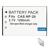 1【kompatibel mit】 Modell des Produkts:NP-20; Batteriewechsel-Kit Nur kompatibel mit Casio Exilim EX-S100WE EX-S1PM EX-S2 EX-S20 EX-S20U EX-S3 EX-S500 Exilim Zoom EX-Z70 EX-Z77 EX-Z70BK Camera as Casio NP-20DBA. Bitte überprüfen Sie vor dem Kauf das Modell in den Maschineneinstellungen.