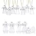 Produktbild NUPTIO 12-Pieces/Set Glas Engel Ornament, stehendes Design mit hohlen Boden, kleine traditionelle Winterurlaub Festliche Dekoration