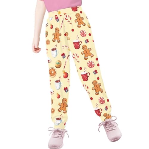 Pinupub Christmas Print Jogger Pants for Kids Boys Girls Holiday Casual Bundle Foot Sport Sweatpants3