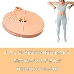 Squeeze Bands Fabric Resistance Fitness Bands Set, Booty Bands, Long Fabric Body Exercise Bands for Women + Home Workout Videos for Upper Body, Legs, Glutes, Therapy, Pull Up Assistance