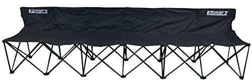 EZ Sportz 6 Seat Sports Bench | Great For Soccer, Camping, The Beach and More| Extra Large Durable Size | Comfortable Chairs for Six People