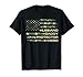 Husband Daddy Protector Hero Fathers Day Camo American Flag T-Shirt