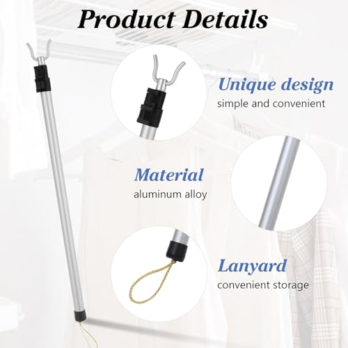 Barra extensible de ropa para solucionar falta de espacio en casa 4