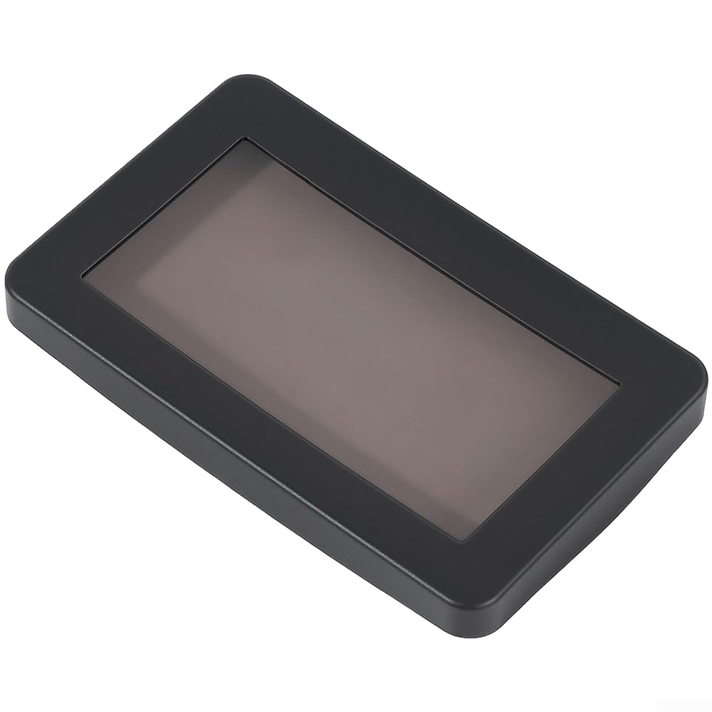 Electric Scooter Dashboard Protector H6C LCD Screen Guard Silicone Non-Slip Pad Waterproof Case for E Bike 11.8x7.5cm(Black)