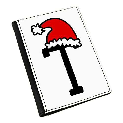 Housse passeport Lettre T Noël pour vos vacances d'hiver
