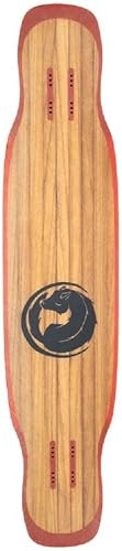 Miniatura 2 de Moonshine Manufacturing Longboard Skateboard, Freestyle Cruiser, construcción impermeable y de madera, monopatín de crucero y cubiertas Longboard,