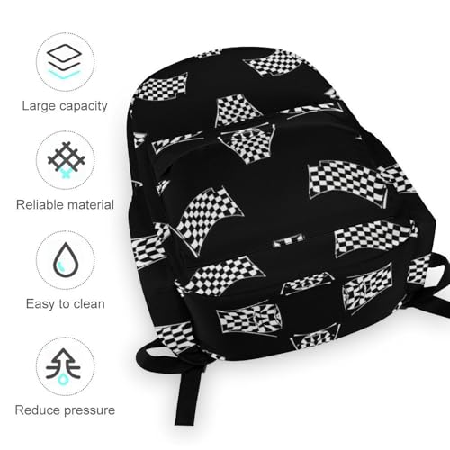 Sac à dos de course à damier pour simplifier vos trajets et sessions de running - 6
