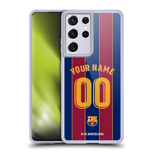 Coque compatible Samsung Galaxy S21 Ultra 5G FC Barcelona protection gel personnalisable
