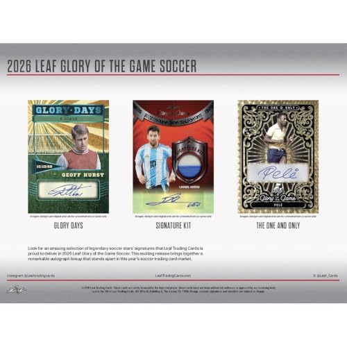 Leaf Glory of the Game Hobby Box