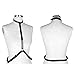 Women's Body Chest Harness Belt, Adjustable Leather Halter Gothic Punk Collar Choker Neck Waist Chest Harness Bondage Strap for Ladies, BDSM Cosplay Costume Rave Nightclub Party Masquerade Clubwear