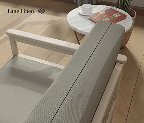 Lane Linen Futon Covers Full Size, 100% Cotton Futon Slipcovers, Full Size Futon Mattress Cover For Futon Sofa Bed, Foldable Armless Sofa Cover, Zippered Futon Couch Cover - Silver #TOP5