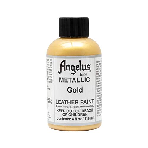 Angelus Leather Paint 4oz-Metallic Gold