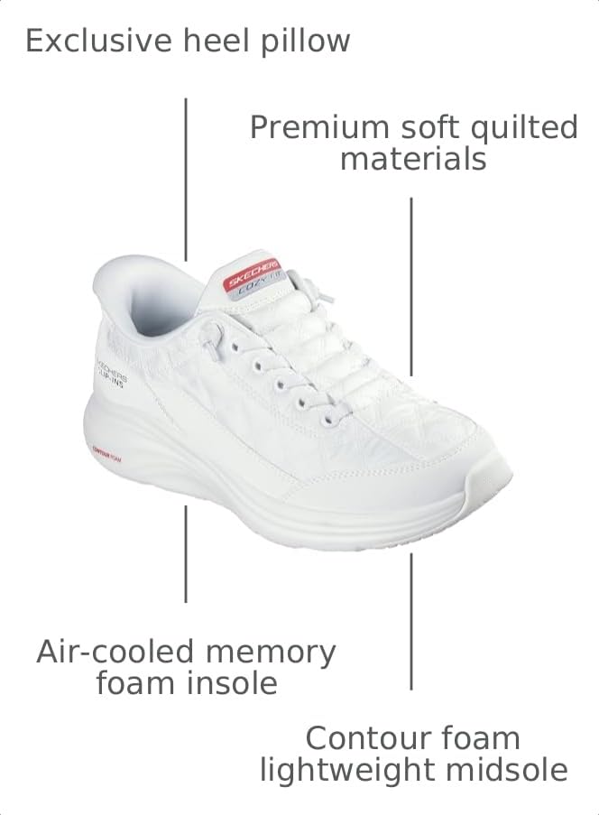Image of Skechers Women's Contour Foam Cozy Fit Hands Free Slip-ins Sneaker