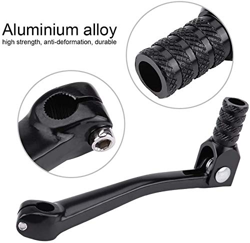 Namvo Dirt Bike dźwignia zmiany biegów CNC ze stopu aluminium do Dirt Bike 4-suwowa 50cc 70cc 90cc 110cc (czarna)