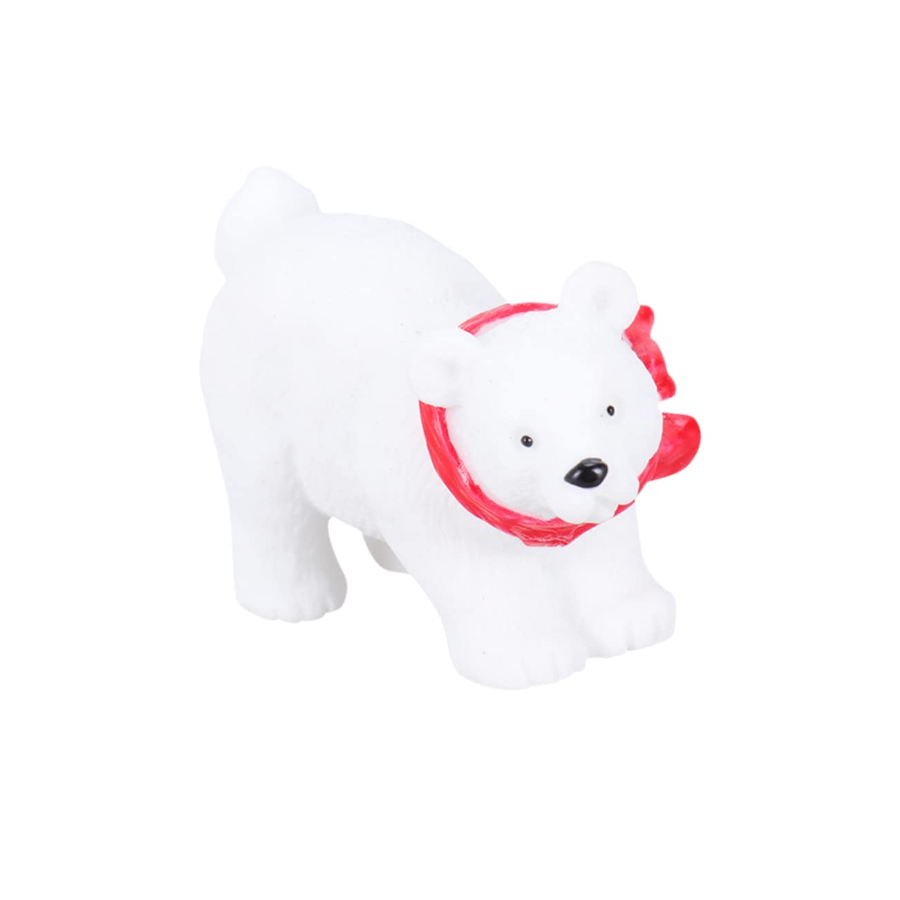 Zerodeko 6pezzi Orso Polare Natale in Miniatura Decorazioni Natalizie in Ornamento Natalizio per Micro-paesaggio Decorazione da Scrivania per Casa Ufficio Stili multipli