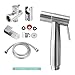 WATIGHT Bidet Sprayer Stainless Steel Brushed Diaper Sprayer Bidet for Toilet