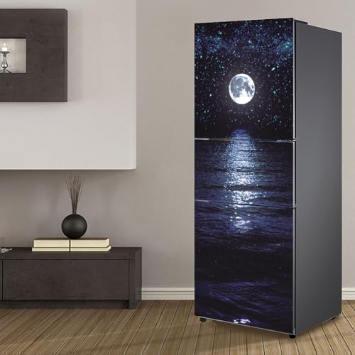 Pegatinas nevera de estrellas y luna para cocinas modernas 2